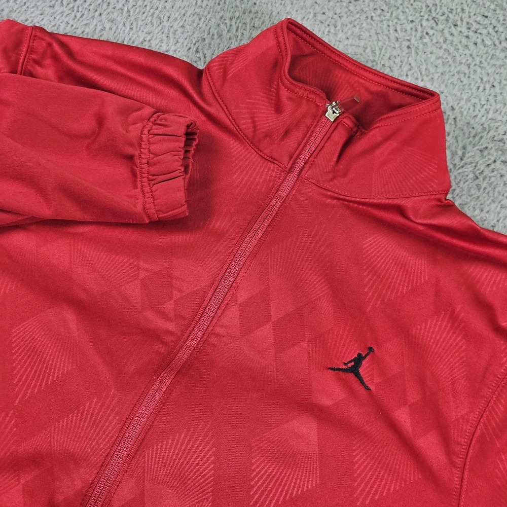 Jordan Jumpman Track Jacket‎ Mens Medium Red Full Zip Embroidered 508148-695